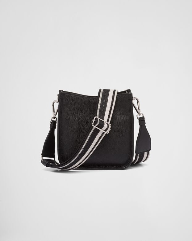 Leather mini shoulder bag, , hi-res