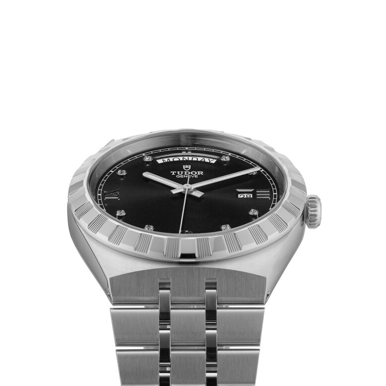 Royal 41mm, Steel Case, Black Dial, , hi-res