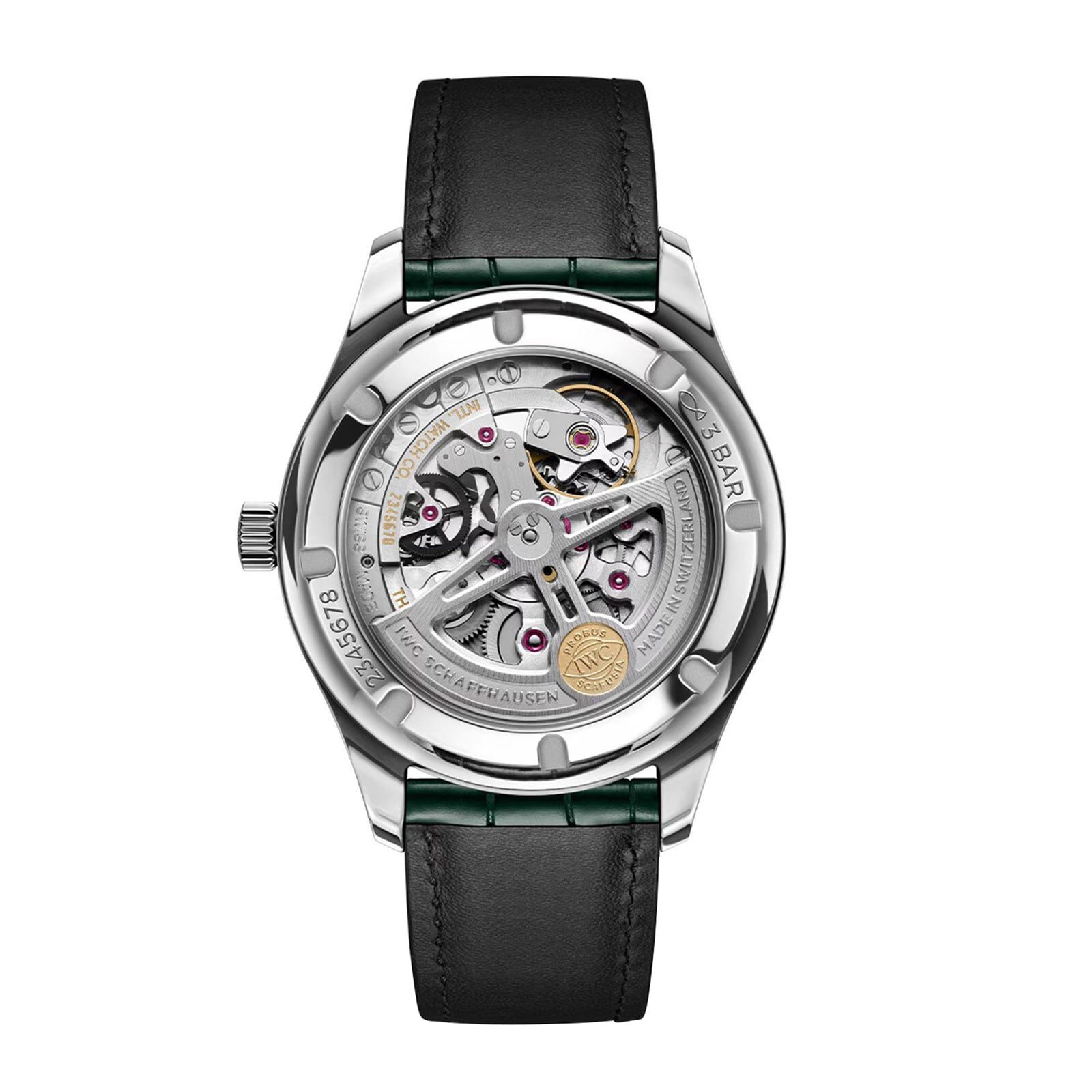 IWC Portugieser Automatic 40mm Mens Watch Green Fine Watches - Main Image