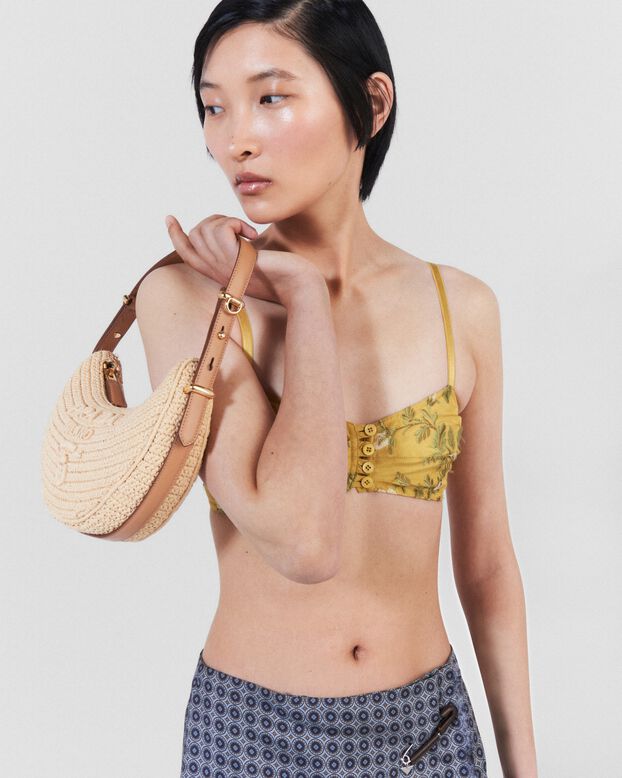 Prada Arqu&eacute; crochet shoulder bag, , hi-res