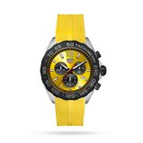 Formula 1 Quartz Chronograph 200M 43mm Mens Watch Yellow Rubber, , hi-res