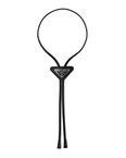 Saffiano leather bolo tie