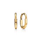 Tiffany Lock Earrings in Yellow Gold, Medium,  Tiffany Lock Earrings in Yellow Gold, Medium
