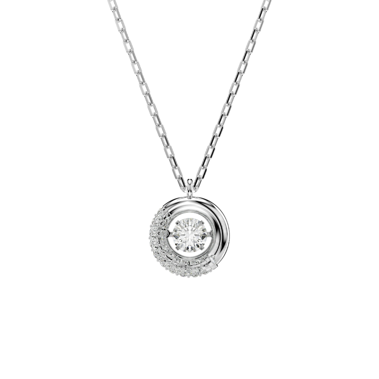 Dextera Pendant Crystal Rhodium Plated - SS Box, , hi-res