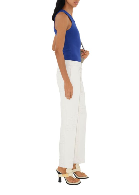 Stretch Cotton Tank Top, , hi-res