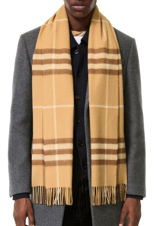 Check Cashmere Scarf, , hi-res