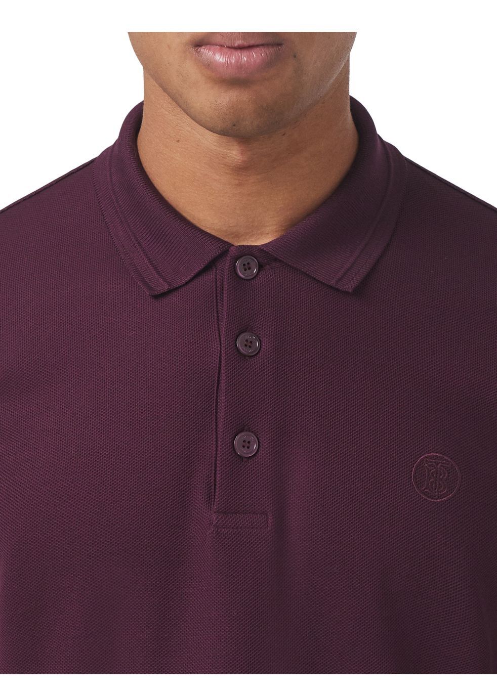 Burberry Long-sleeve Monogram Motif Cotton Piqué Polo Shirt Tops | Heathrow  Boutique