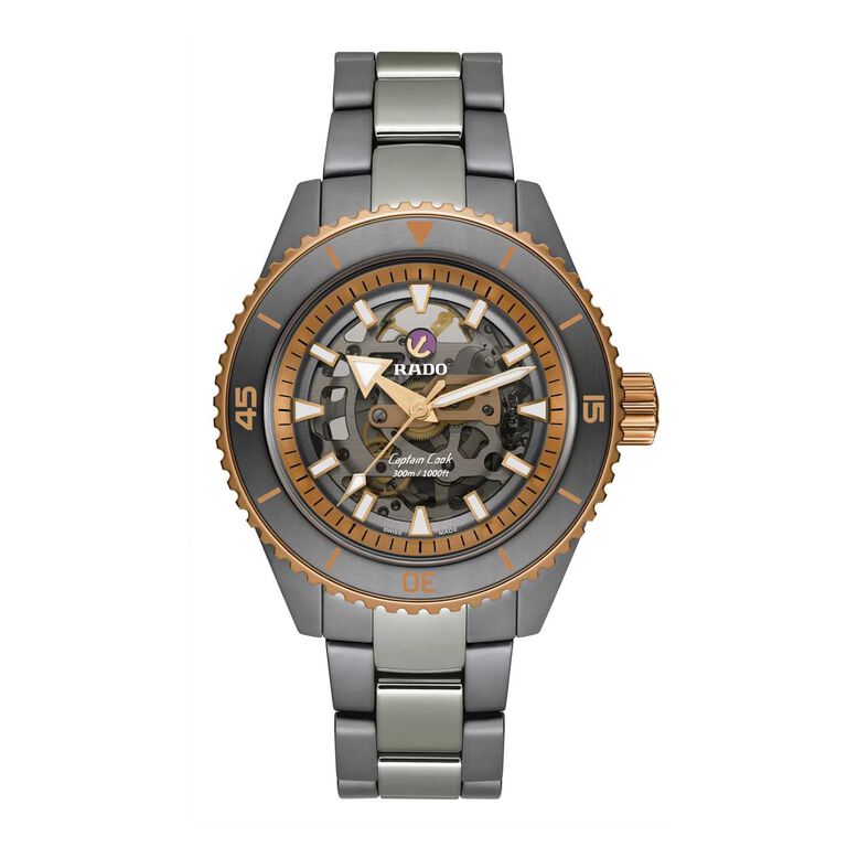 Captain Cook High-Tech Ceramic Skeleton 43mm Mens Watch, , hi-res