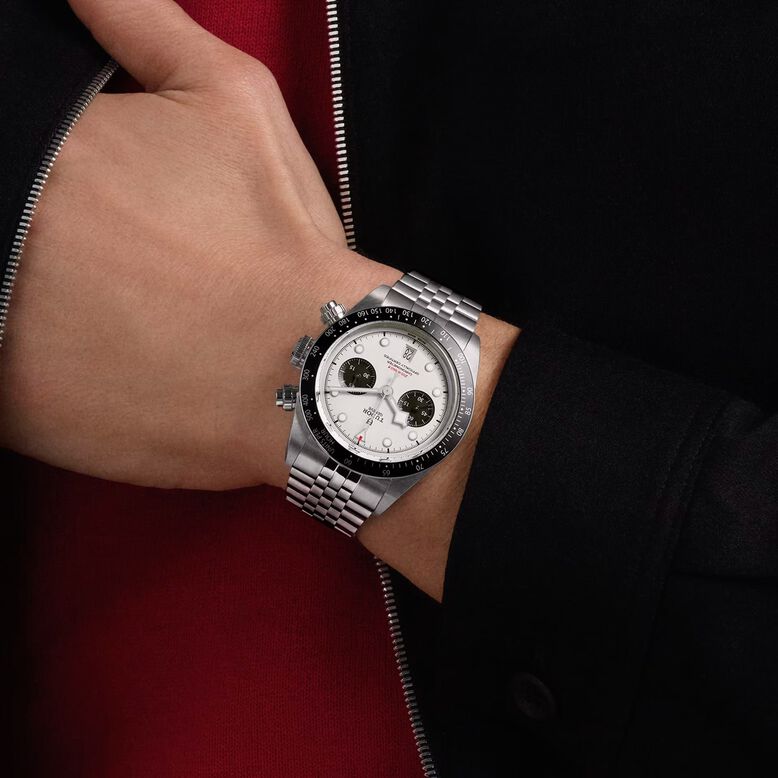 Black Bay Chrono 41mm Steel Case Steel Bracelet, , hi-res