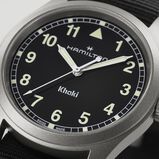 Khaki Field 38mm Unisex Watch Black, , hi-res