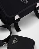 Re-Nylon and Saffiano leather shoulder bag, , hi-res