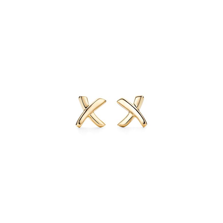 Paloma's Graffiti X earrings in 18ct gold., , hi-res
