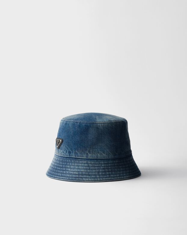 Denim bucket hat, , hi-res