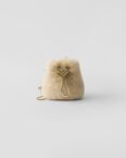 Sheepskin mini pouch