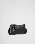 Saffiano-leather shoulder bag