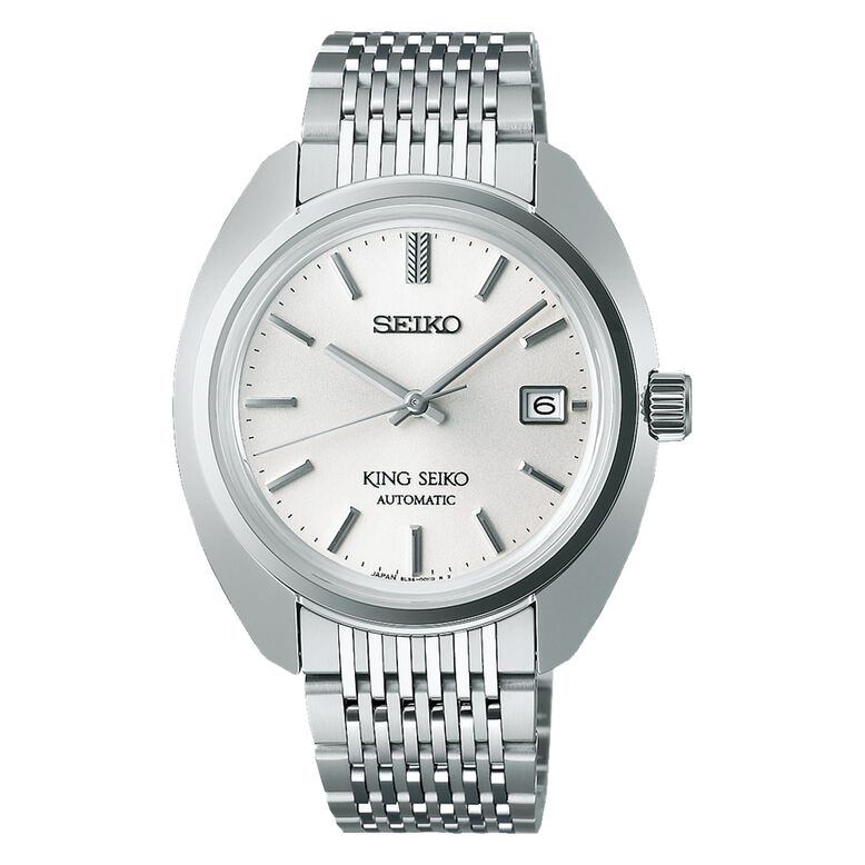 King Seiko &#39;Metropolis Silver&#39; 6L 1969 Re-Interpretation 39.5mm Mens Watch, , hi-res