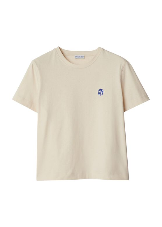 Boxy Cotton T-shirt, , hi-res