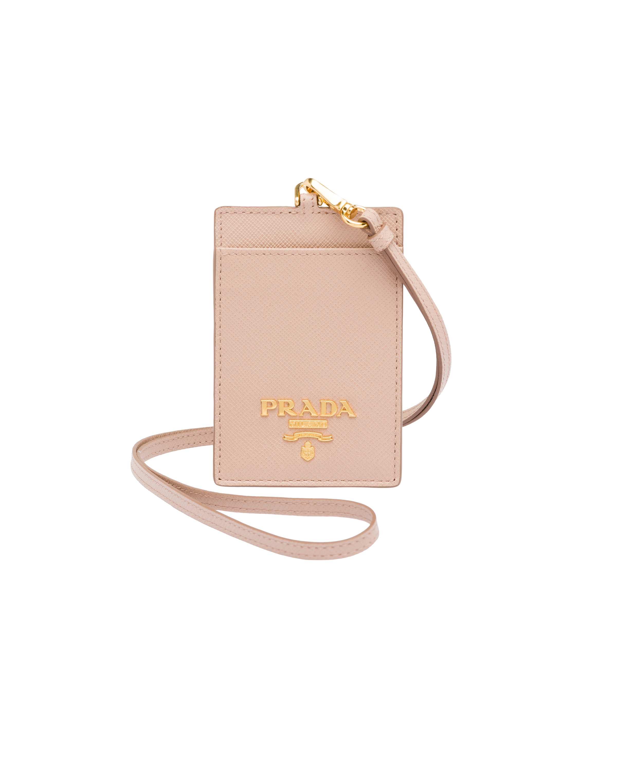 Prada Large Saffiano Zip-Around Wallet Pink