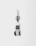Robot Saffiano leather keychain charm, , hi-res