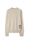 Check Label Wool Sweater