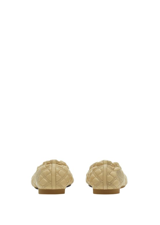 Leather Sadler Ballerinas, , hi-res
