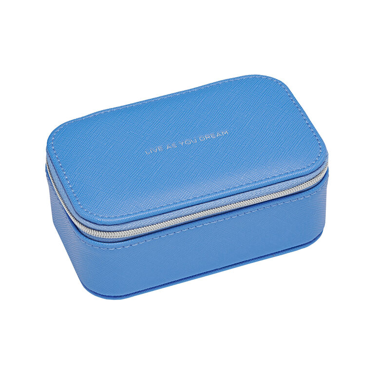 Sky Blue Mini Jewellery Box , , hi-res