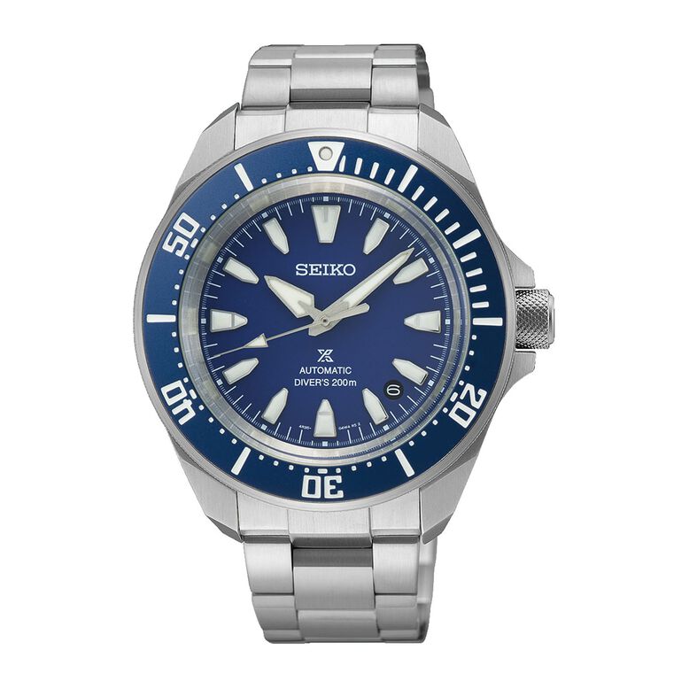 Prospex 4R Compact Mechanical Diver's 41.7mm Mens Watch Cobalt Blue, , hi-res
