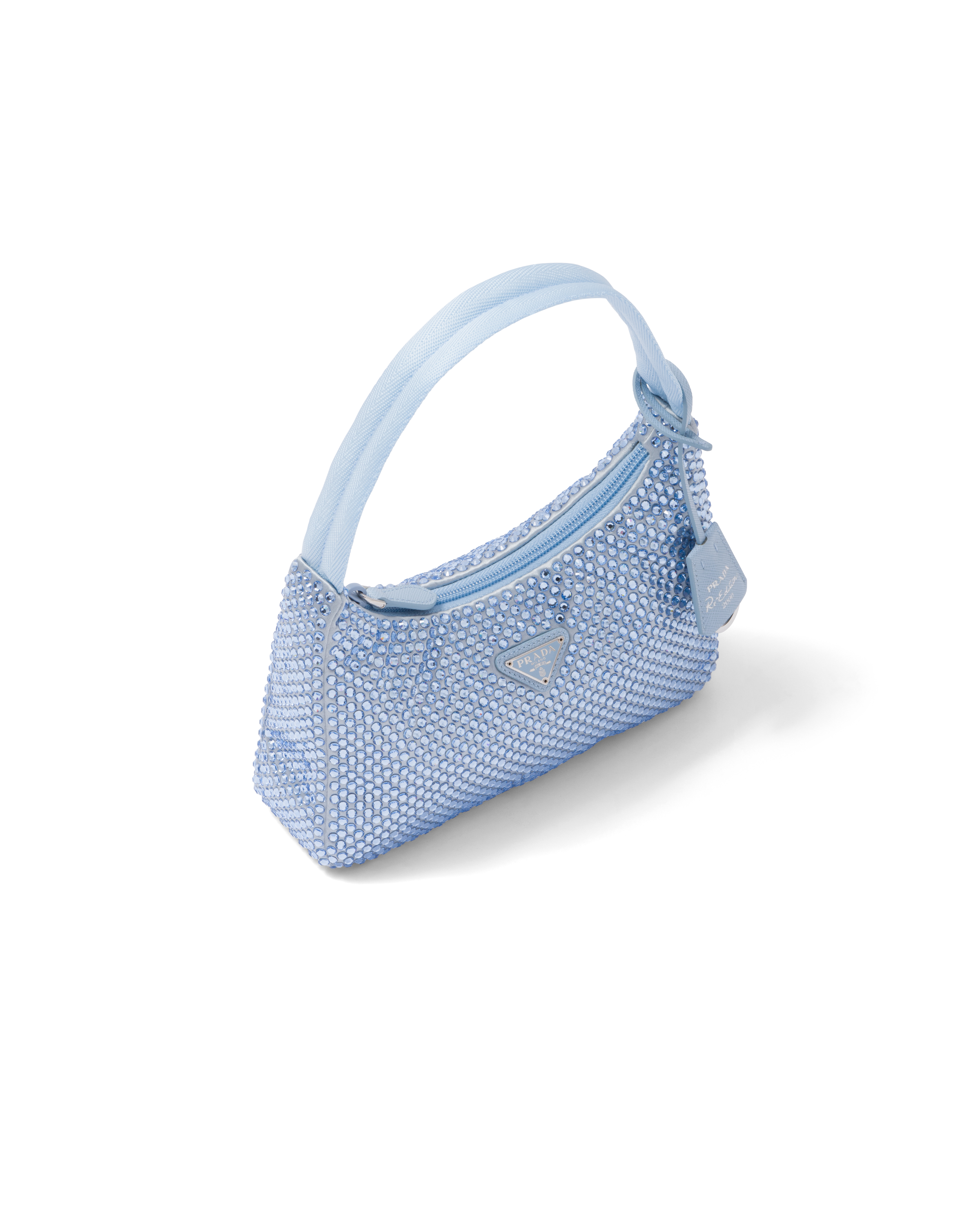 Mini blue prada bag 2025