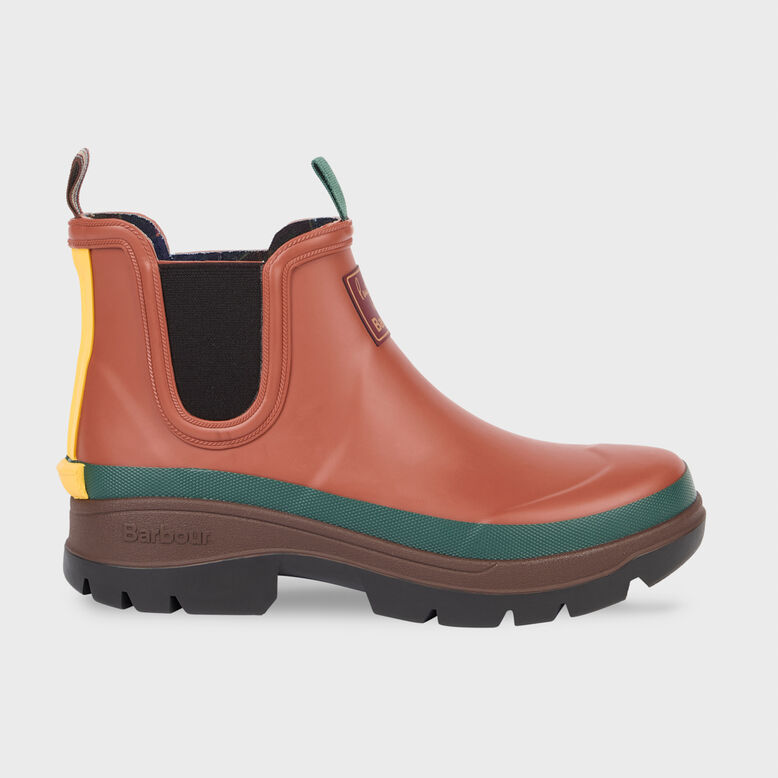 WOMENS BARBOUR CHELSEA WELLY RED, , hi-res