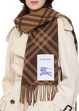 Check Cashmere Scarf, , hi-res