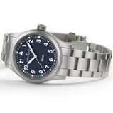 Khaki Field Quartz 38mm Unisex Watch Blue, , hi-res
