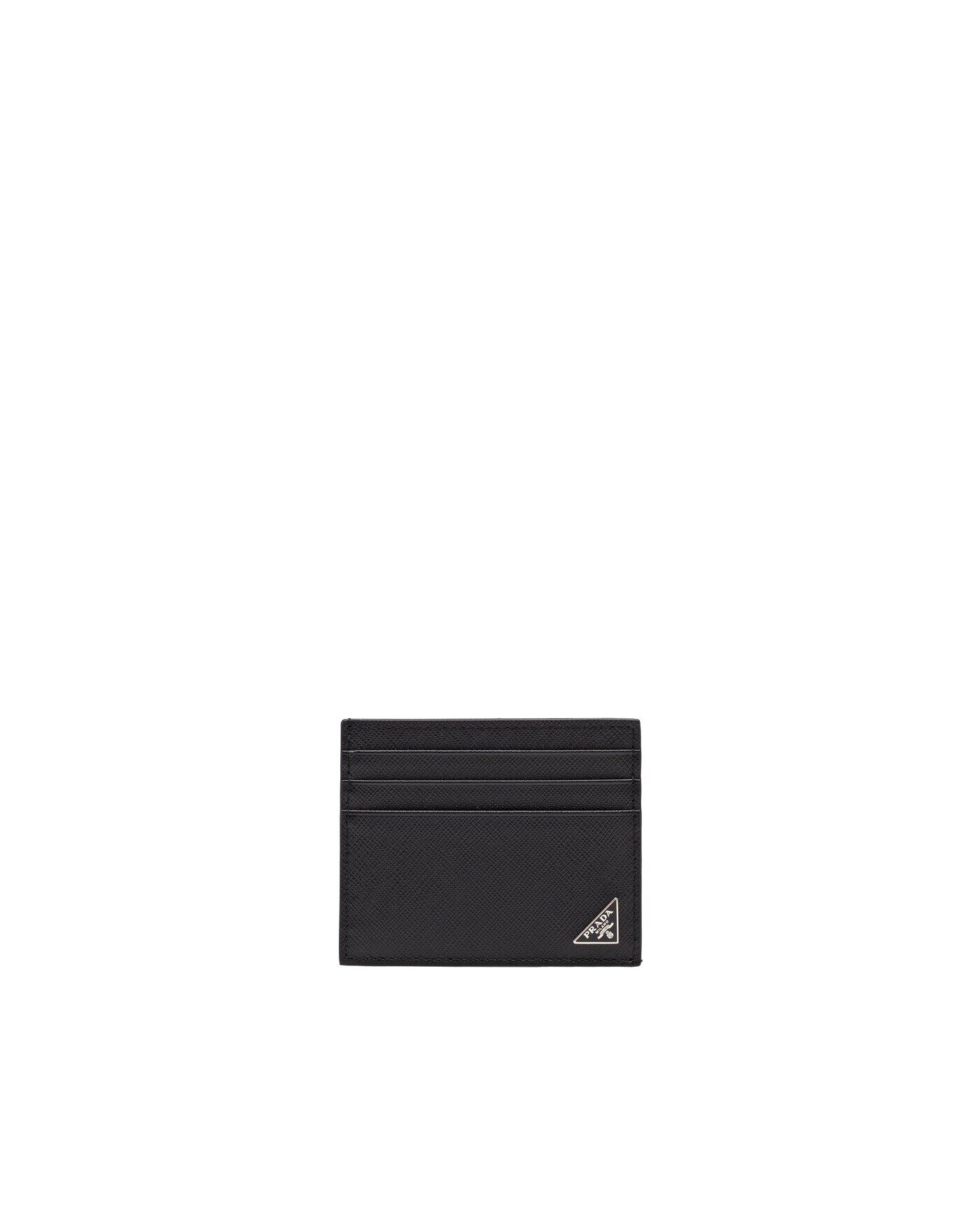 Saffiano leather card holder