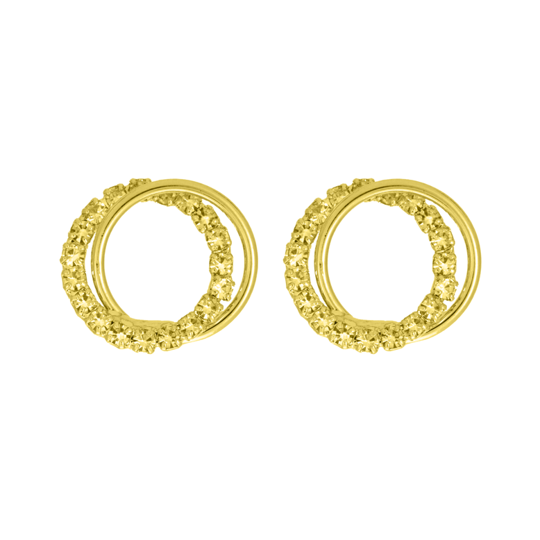 Crystal Link Earring Gold Boxed Set, , hi-res