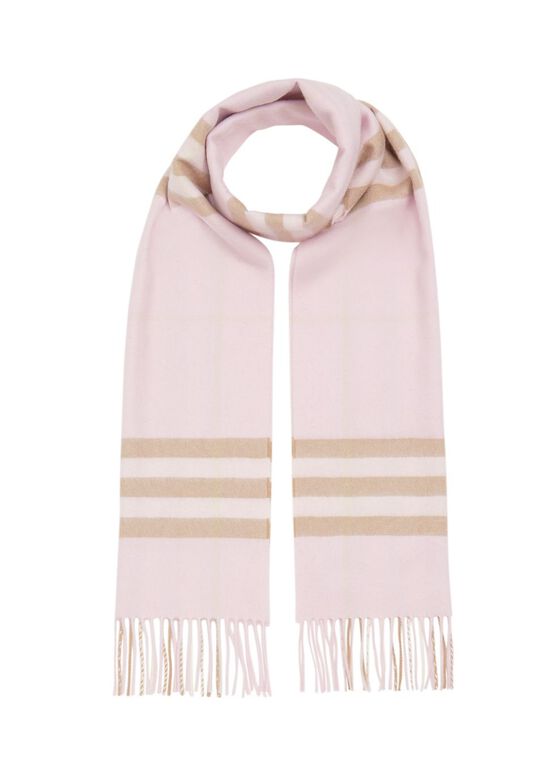 Check Cashmere Scarf, , hi-res