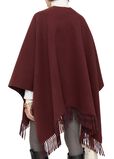 Reversible Check Wool Cape, , hi-res
