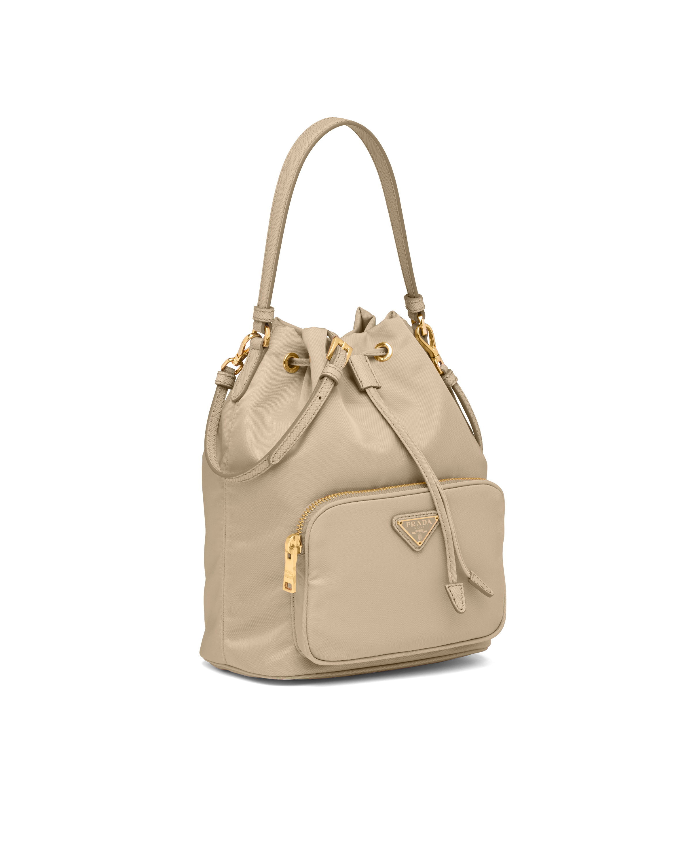 Prada green bucket bag 2025