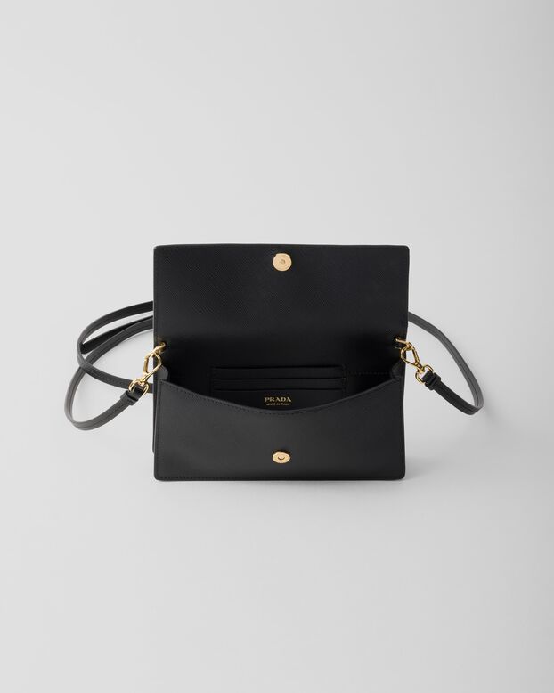 Saffiano leather mini-bag, , hi-res