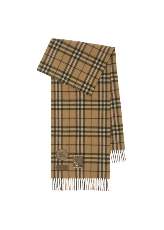 Badge Check Cashmere Scarf, , hi-res