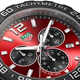 Formula 1 Quartz Chronograph 200M 43mm Mens Watch Red Rubber, , hi-res