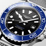 HydroConquest 42mm Mens Watch Black Mesh, , hi-res
