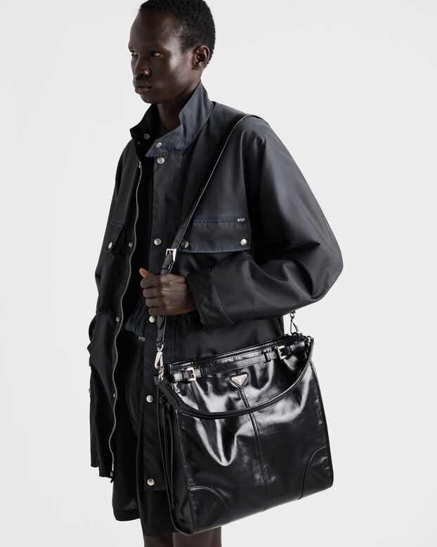Prada Bonnie leather shoulder bag, , hi-res