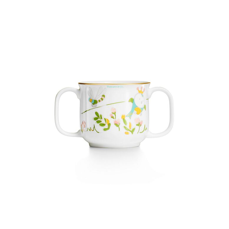 Tiny Tiffany Land Animals Double-handled Baby Cup in Bone China, , hi-res