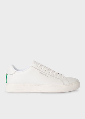 White Leather 'Rex' Trainers