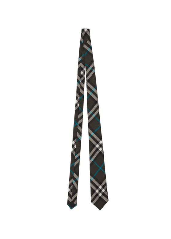 Check Silk Tie, , hi-res