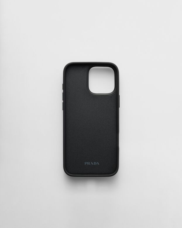 Saffiano leather case for iPhone 16 Pro Max, , hi-res