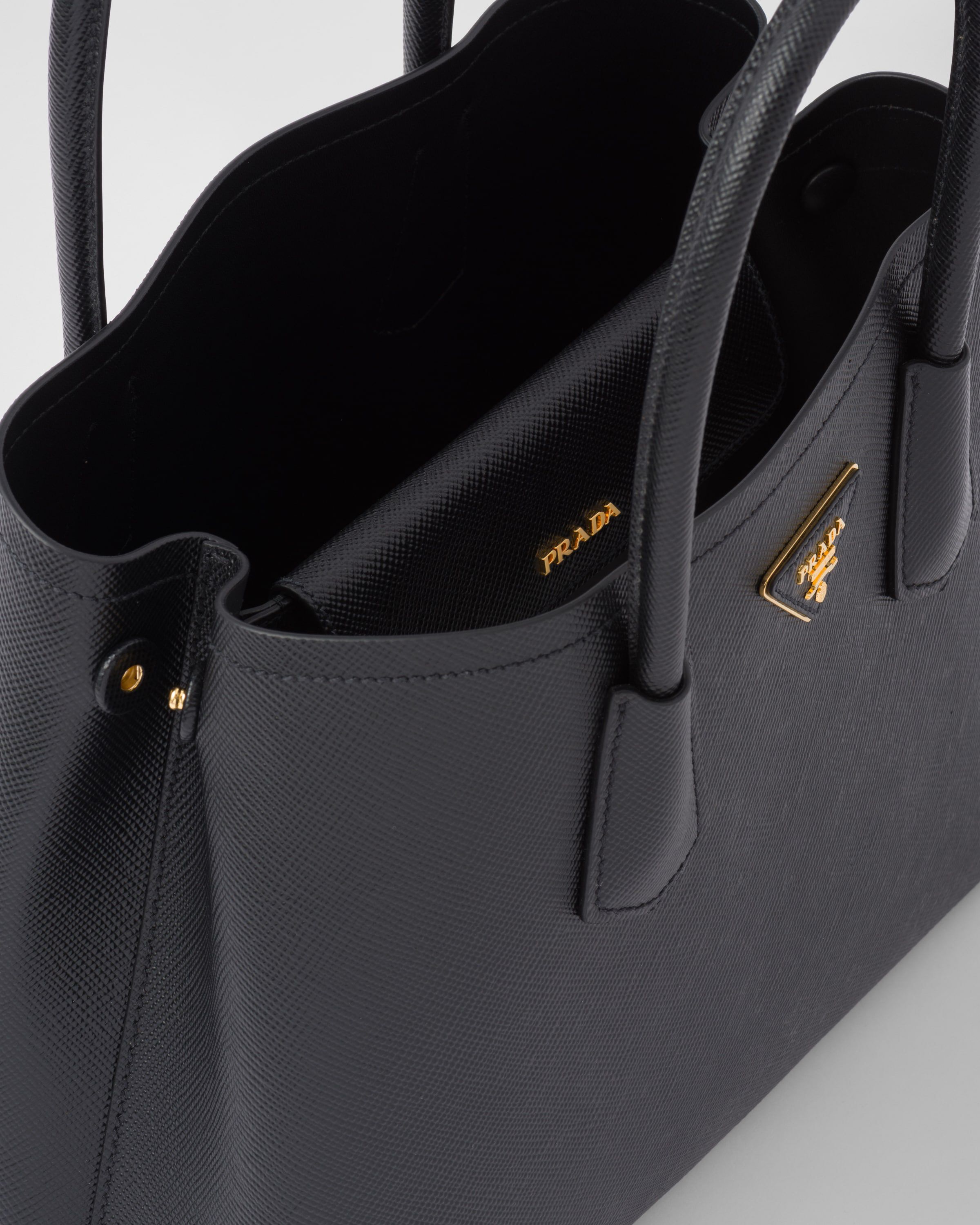 Small Saffiano Leather Double Prada Bag