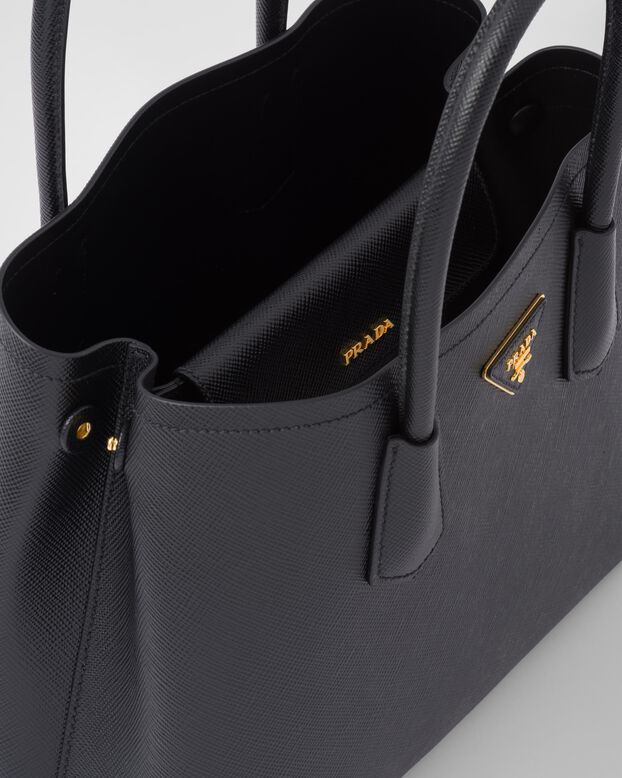 Small Saffiano Leather Double Prada Bag, , hi-res