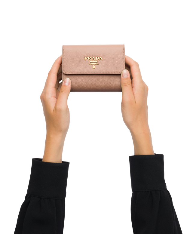 Small Saffiano Leather Wallet, , hi-res