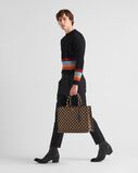 Prada Symbole embroidered fabric tote bag, , hi-res