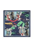 Etched Knight Silk Scarf, , hi-res